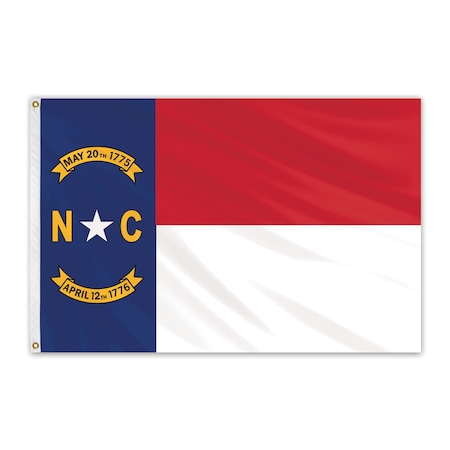 North Carolina Outdoor Poly Max Flag 5'x8'